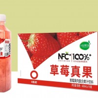 小輕果語草莓果肉復(fù)合果汁飲料 488ml×15瓶