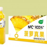 小輕果語菠蘿果肉復(fù)合果汁飲料 488ml×15瓶