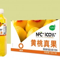 小輕果語黃桃果肉復(fù)合果汁飲料 488ml×15瓶