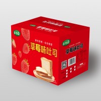 【養(yǎng)生冠】【草莓味】夾心吐司面包【彩箱禮盒】